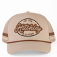 5512 Hitchley & Harrow Women's Cream & Vintage Brown Trucker Cap