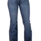 SR2215cHitchley & Harrow Women's "Franklin" Trouser Tan & White Stitch 33" Leg
