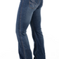 SR2215cHitchley & Harrow Women's "Franklin" Trouser Tan & White Stitch 33" Leg