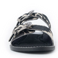 S-13816 Midnight Grove Hairon Leather Sandal