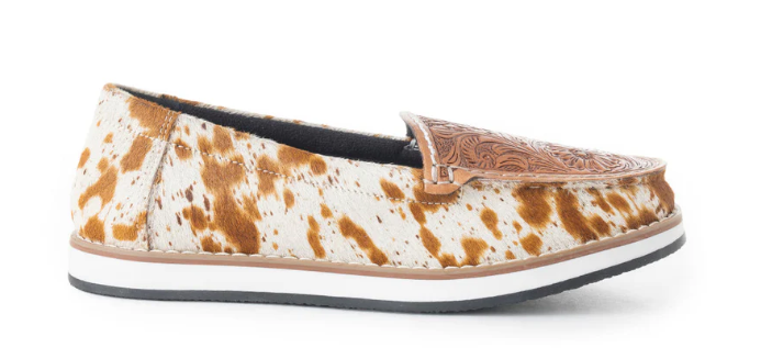 S-6932 Electraun Western Hand-Tooled Sneakers