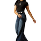 10065915 Ariat Women's Ultra High Rise Jill Wide Leg Jeans