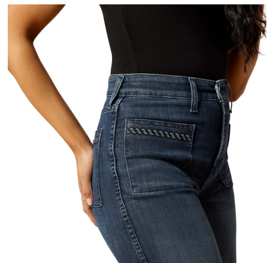 10065915 Ariat Women's Ultra High Rise Jill Wide Leg Jeans