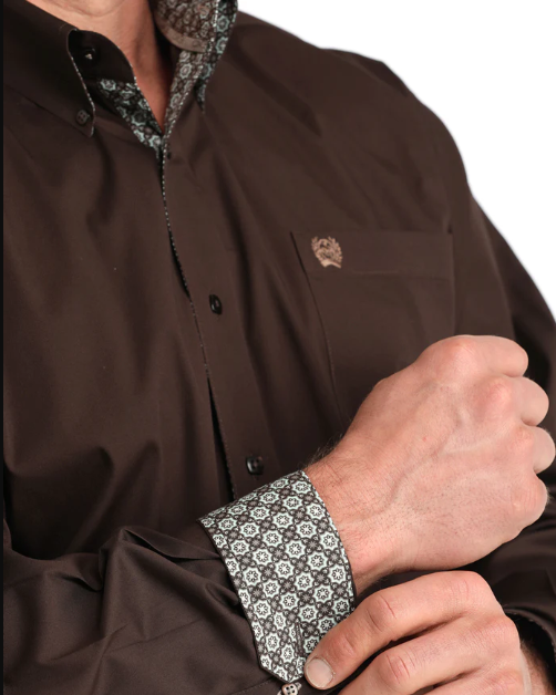 MTW1106065 Cinch Men's Brown Shirt