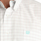 MTW1106056 Cinch Men's White Plaid Shirt
