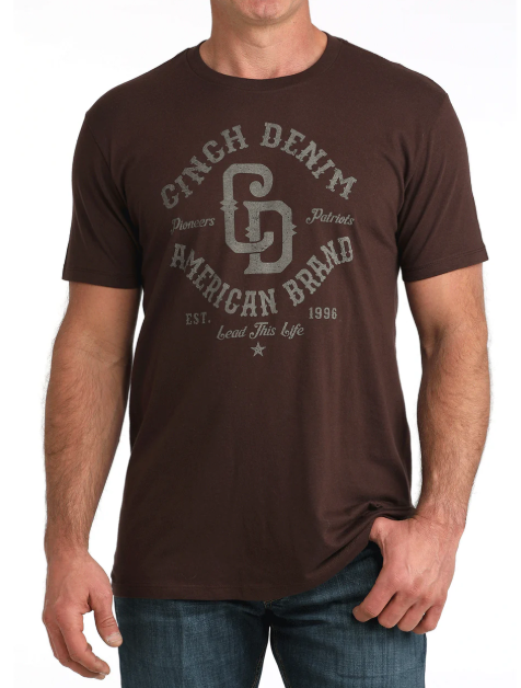 MTT1690716 Cinch Men's Graphic Denim Brown