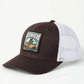 MCC0660654 Cinch Men's American Classic Trucker Cap - Brown/White