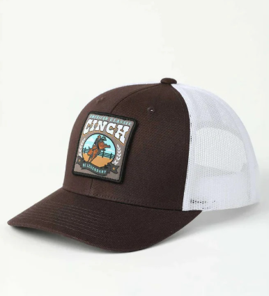 MCC0660654 Cinch Men's American Classic Trucker Cap - Brown/White
