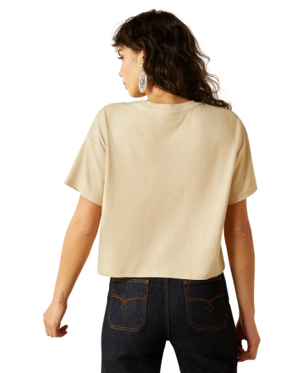 10062915 Ariat Women's Patron SS Top Oyster Gray