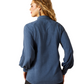 10062808 Ariat Women's Juniper LS Shirt Dark Denim