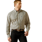10062192 Ariat Men's Wrinkle Free Damon LS Shirt Cream