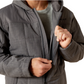 10062676 Ariat Men's Crius Hooded Insulated Jacket Grey