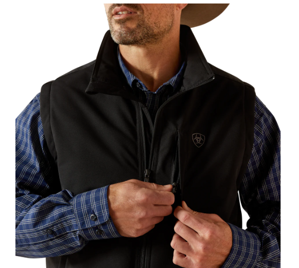 10062517 Ariat Men's Field Insulated Vest Black