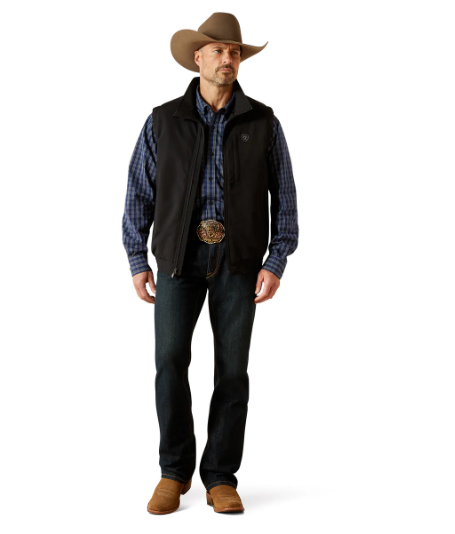 10062517 Ariat Men's Field Insulated Vest Black