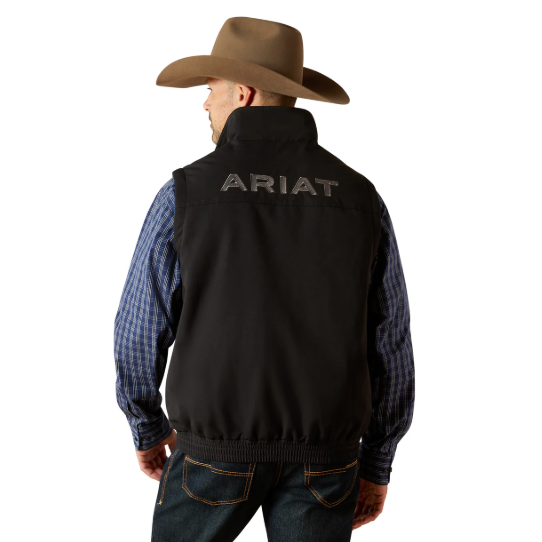 10062517 Ariat Men's Field Insulated Vest Black