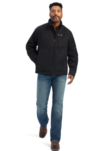 10041631 Ariat Men's Grizzly Canvas Insulated Jacket Black