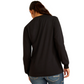 10062781 Ariat Women's Rebar Cotton Strong Logo LS Tee Black