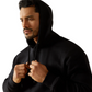 10062715 Ariat Men's Rebar Workman Bare Knuckle Hoodie Black