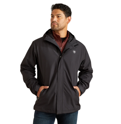 10062664 Ariat Men's Rebar Stormshell H20 Jacket Black