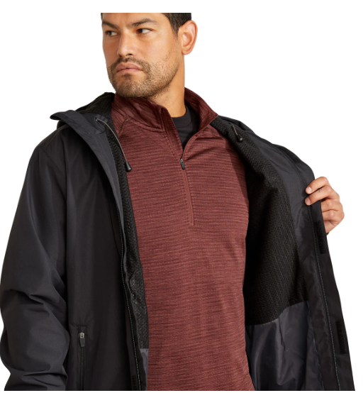 10062664 Ariat Men's Rebar Stormshell H20 Jacket Black
