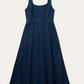 11-057-0202-3008 Stetson Women's Collection Sleeveless Dress Solid Blue