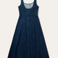 11-057-0202-3008 Stetson Women's Collection Sleeveless Dress Solid Blue
