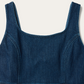 11-057-0202-3008 Stetson Women's Collection Sleeveless Dress Solid Blue