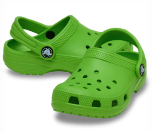 206990-30T CROCS Kids Clogs Classic Green