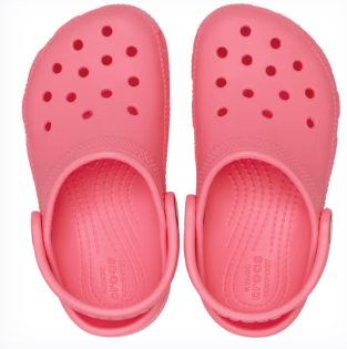 206990-6UI - 206991-6UI  CROCS Kids Clogs Classic Guava