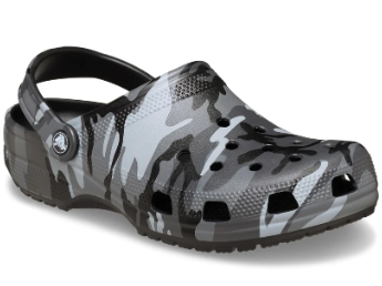 211936-0DD CROCS Classic Clog Camouflage Clog Slate Grey