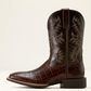 10074167 Ariat Men's Sport Latigo West Chocolate Croc Print/Bitter Chocolate