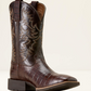10074167 Ariat Men's Sport Latigo West Chocolate Croc Print/Bitter Chocolate