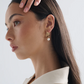 LS2021240-GLD Leona Pearl 18k Gold Plated Earrings