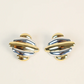 LSB2021384 L&S Basic Croffle Statement Earrings