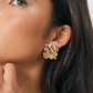 LSB2021384 L&S Basic Croffle Statement Earrings