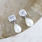 LS2021380-SIL Amelie Bridal Earrings In Silver Plated