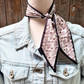 TW119 Cowgirl Necktie Black & Brown