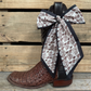 TW119 Cowgirl Necktie Black & Brown