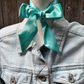 TW301 Cowgirl Necktie Turquoise Western Skinny Mini Wild Rag