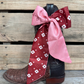 TW125 Cowgirl Necktie Burgundy Skinny Mini Wild Rag
