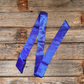 TW308 Cowgirl Necktie Electric Blue Skinny Mini Wild Rag