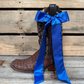 TW308 Cowgirl Necktie Electric Blue Skinny Mini Wild Rag