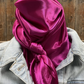 WRS12 Cowgirl Solid Fuchsia Wild Rag Scarf