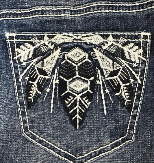 OB26-WBEM191-31 Outback Highrise Illawarra Bling Jeans