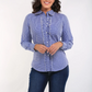 OBW216464 Outback Ruffle LS Shirt Navy