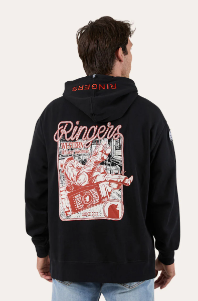125022RW Ringer's Western Men's Whiskey Business Pullover