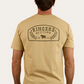 124034RW Ringer's Western Men's Country Goods Loose Fit Tee -Camel