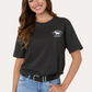224041RW Ringer's Western Women's Hometown Loose Fit Tee Charcoal