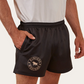 1230494RW-BLK Ringers Western Unisex Black Footy Shorts