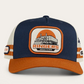 723154RW-NV/BORG Ringers Western Big Rig Trucker Cap Navy & Burnt Orange